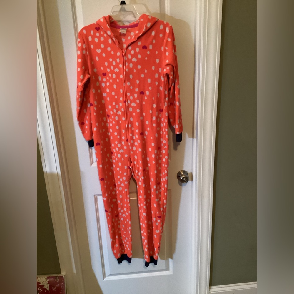 One piece fleece girl’s PJ’s